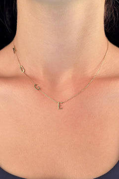 14ct Gold Personalized Name Necklace