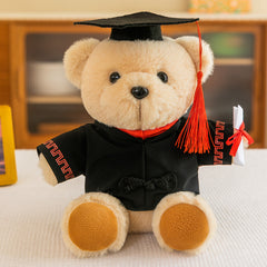 Dr. Bear Plush Toy with Doctor's Cap - Graduation Gift