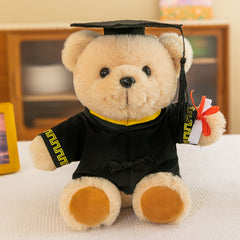Dr. Bear Plush Toy with Doctor's Cap - Graduation Gift