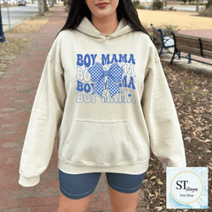 Boy Mama- Blue Bow