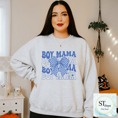Boy Mama- Blue Bow