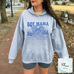 Boy Mama- Blue Bow