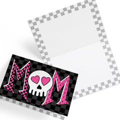Emo Skull Mother's Day Card