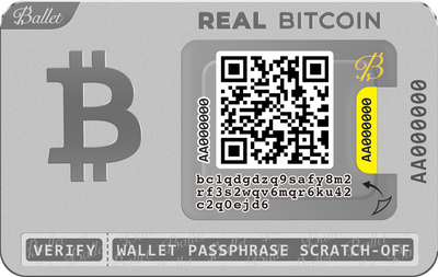 Ballet REAL Bitcoin Wallet - Mother’s Day Edition