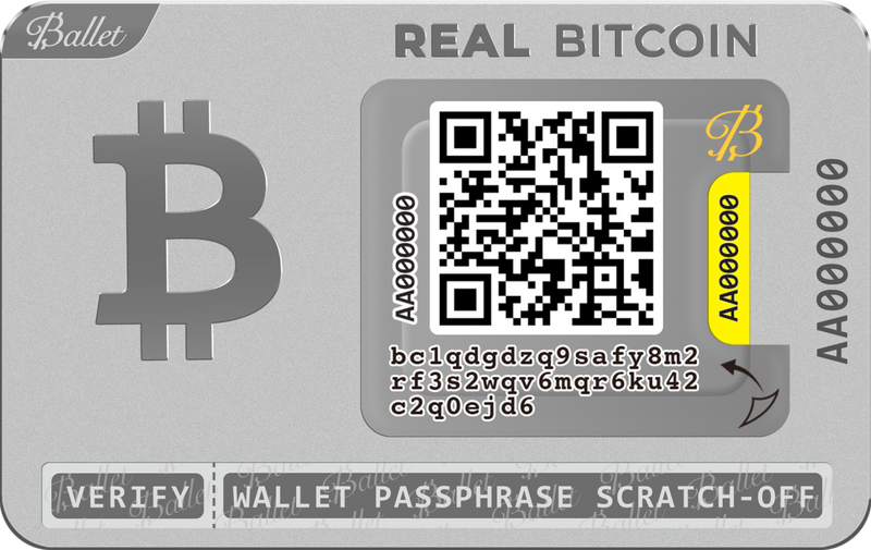 Ballet REAL Bitcoin Wallet - Mother’s Day Edition