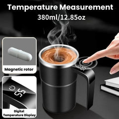 Coffee Self Mixing Mug Waterproof Food Safe Coffee Mug USB Rechargeable