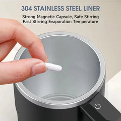 Coffee Self Mixing Mug Waterproof Food Safe Coffee Mug USB Rechargeable