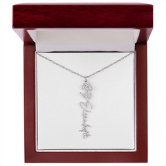 Flower Name Necklace