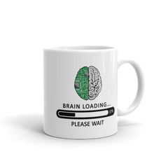 Brain Loading Please Wait Coffee Mug