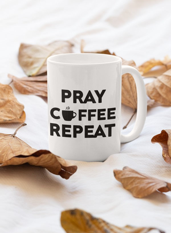 Pray Coffee Repeat Mug